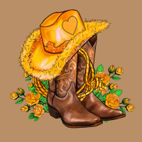 Yellow  Cowgirl And Roses Vintage Hoodie | Teevron