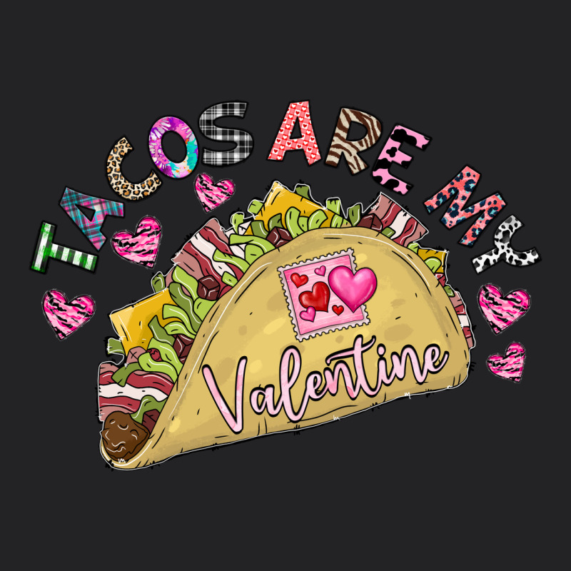 Tacos Are My Valentine Vintage Tee by CowhideDigitalArt | Teevron