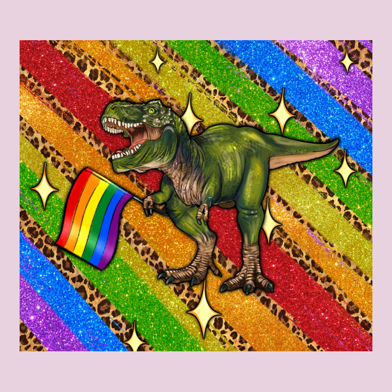 Lgbtq Dinosaur T Rex Tumbler Ladies Tee by Artiststas | Teevron