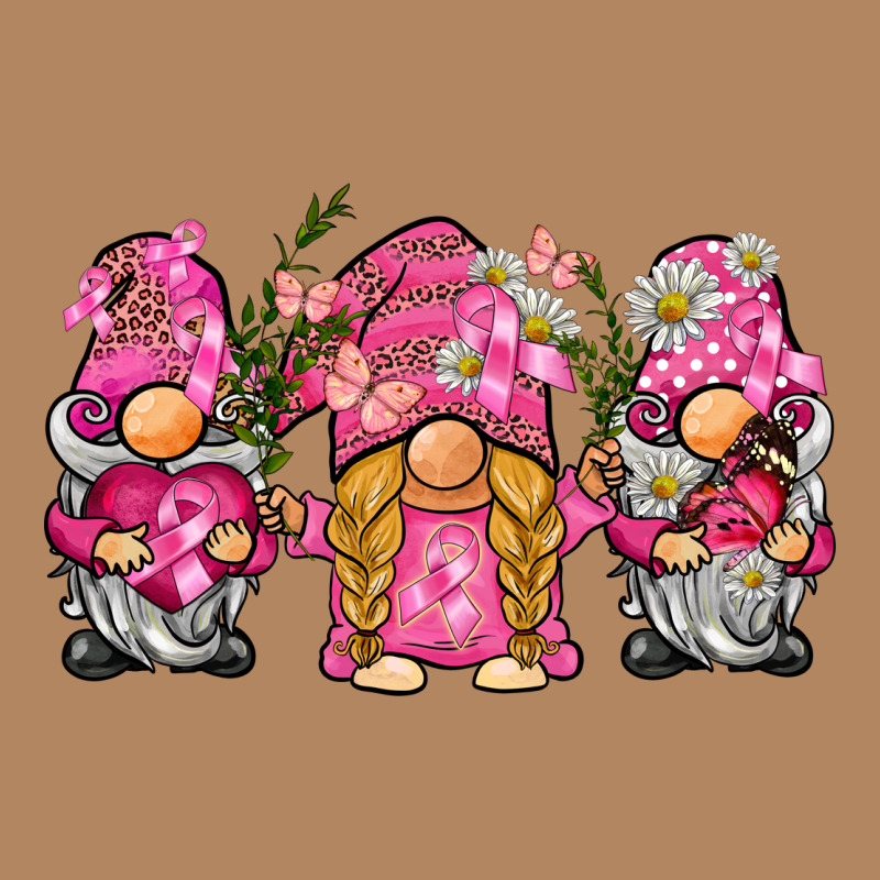 Breast Cancer Gnome Long Sleeve Tee by BarkalooDesign | Teevron