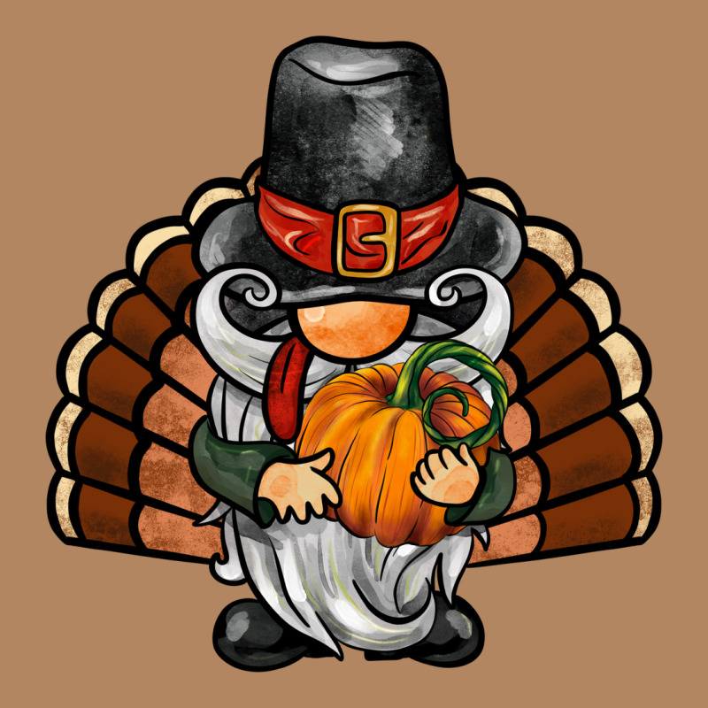 Thanksgiving Turkey Gnome Long Sleeve Tee by BarkalooDesign | Teevron