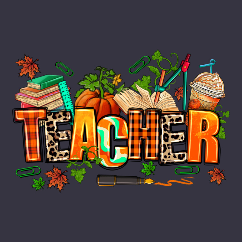 Fall Teacher Vintage Hoodie by AdoDesignShop | Teevron