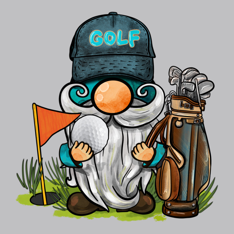 Golf Gnome Long Sleeve Tee by BarkalooDesign | Teevron