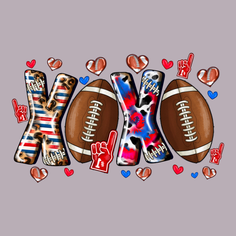 Xox Football Vintage Tee by CowhideDigitalArt | Teevron