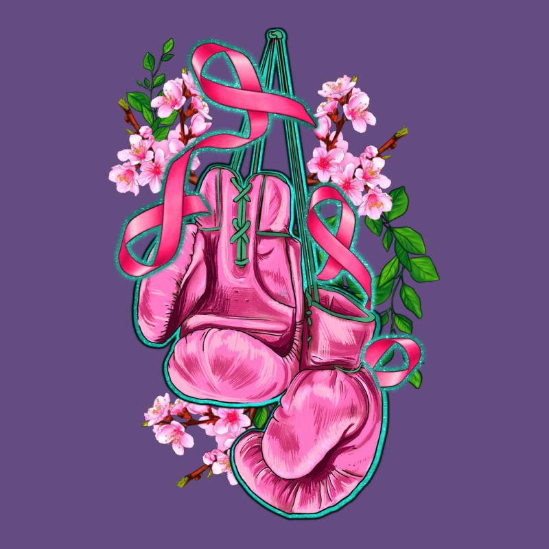 Cancer Boxing Gloves With Ribbon Vintage Hoodie by AdoDesignShop | Teevron