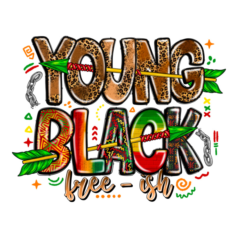 Young Black Free Ish Premium Tee by CowhideDigitalArt | Teevron