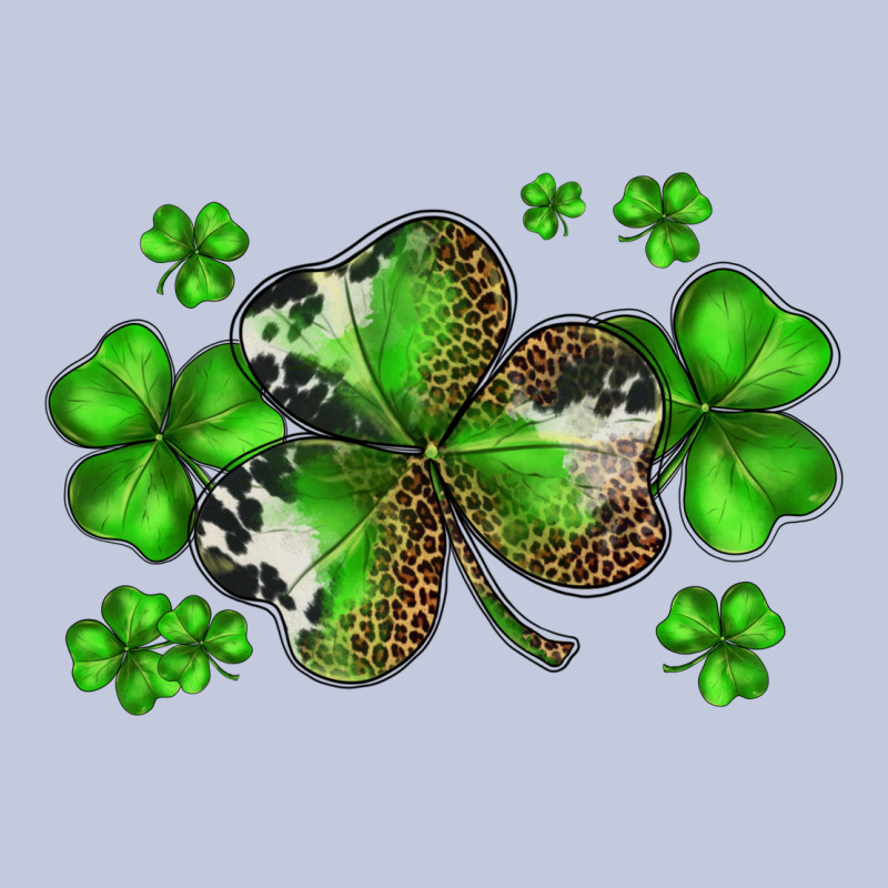 St. Patricks Day Shamrocks Long Sleeve Tee by BarkalooDesign | Teevron