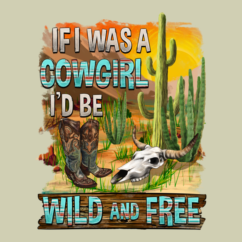 If Was A Cowgirl I'd Be Wild And Free Heavy Core Tee by FaDigitalArtStudio | Teevron