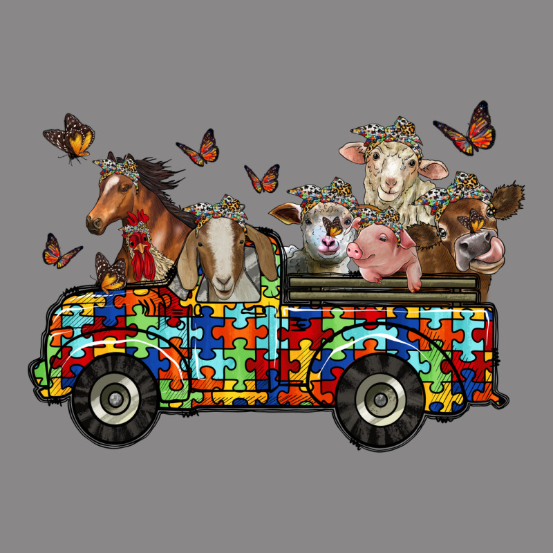 Farm Animals Autism Vintage Tee by RacoonDesign | Teevron