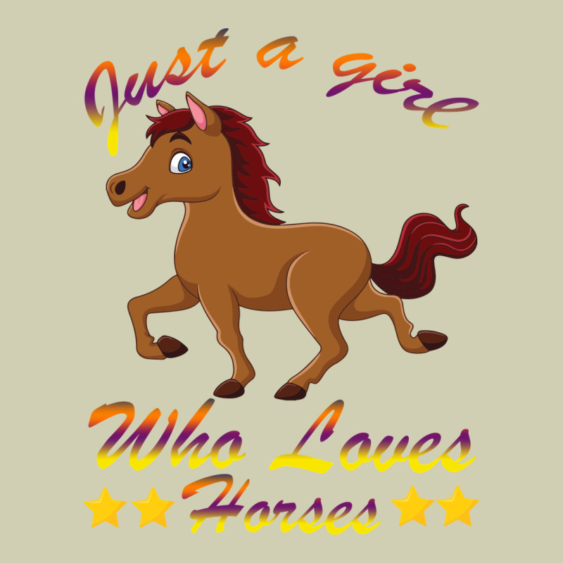 Just A Girl Who Loves Horses Heavy Core Tee by Bettercallsaul | Teevron