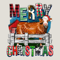 Merry Christmas Simmental Cow Heavy Core Tee | Teevron