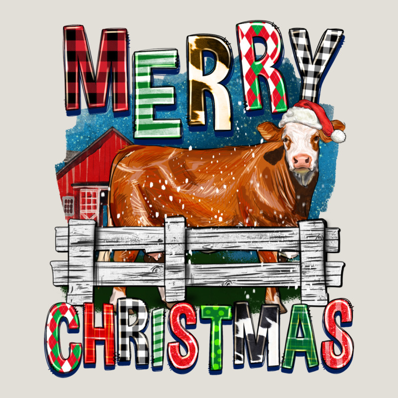 Merry Christmas Simmental Cow Heavy Core Tee by FaDigitalArtStudio | Teevron