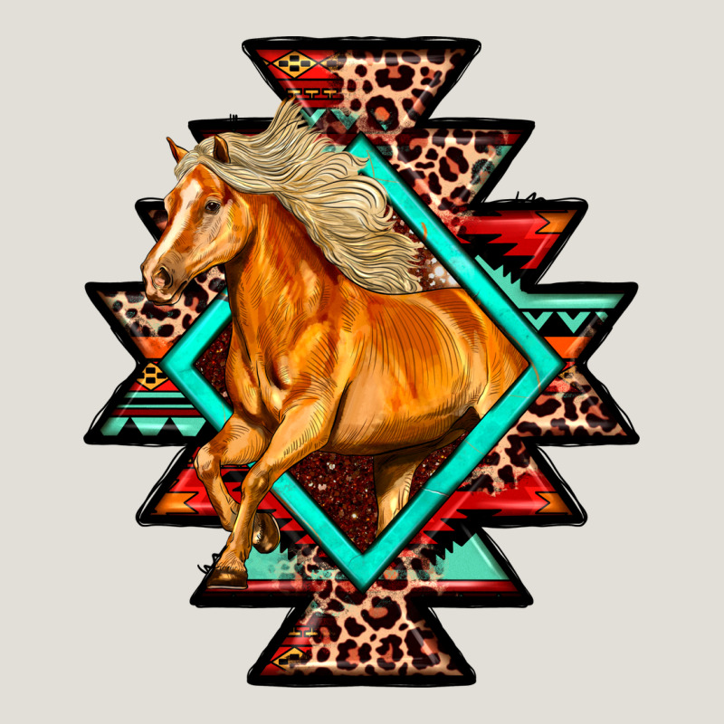 Aztec Symbol With Horse Heavy Core Tee by FaDigitalArtStudio | Teevron