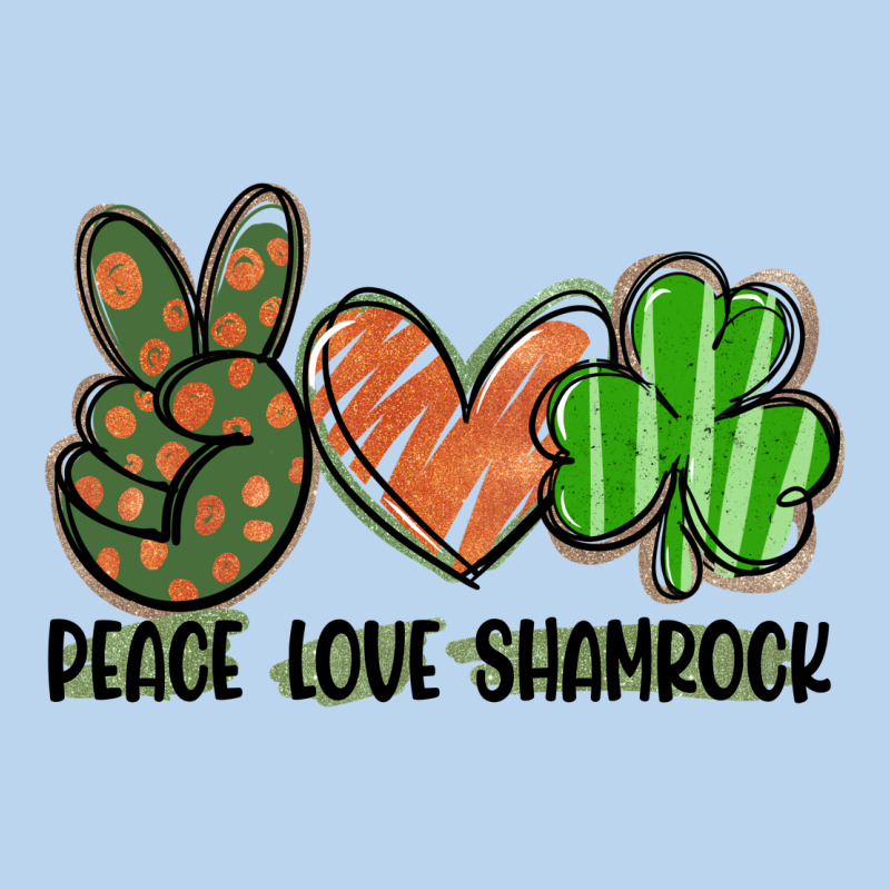 Peace Love Shamrock Classic Tee by FaDigitalArtStudio | Teevron