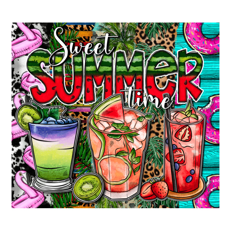 Summer Time Premium Tee by CowhideDigitalArt | Teevron