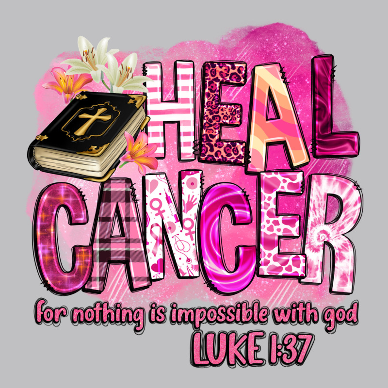 Heal Cancer For Nothing Is Impossible With God Long Sleeve Tee by BarkalooDesign | Teevron