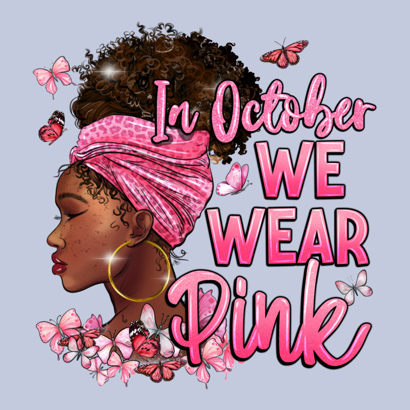 In October We Wear Pink Long Sleeve Tee by BarkalooDesign | Teevron