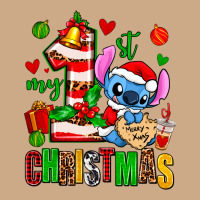 My First Christmas Stitch Vintage Hoodie | Teevron