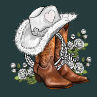 White  Cowgirl  And Roses Premium Hoodie | Teevron