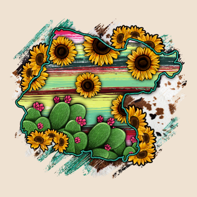 Guanajuato Sunflower Serape Map Urban Heavy Tee by RanaPortraitStore | Teevron