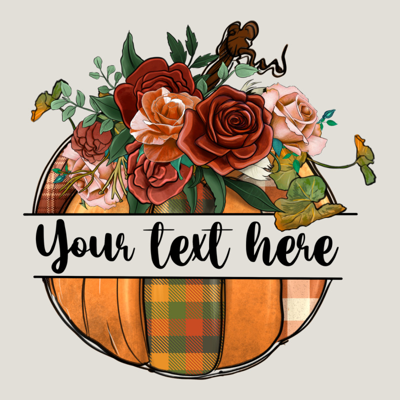 Preview Customize Floral Pumpkin Heavy Core Tee by BundleAndBundleShop | Teevron
