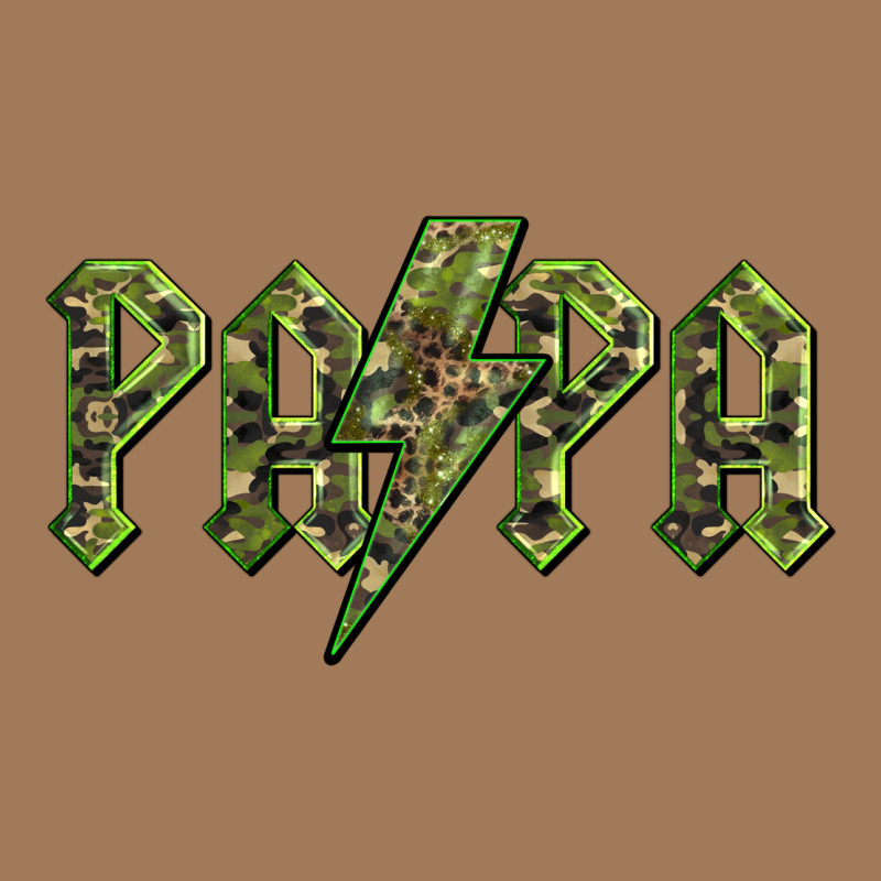 Papa  Lightning Camouflage Classic Tee by BarkalooDesign | Teevron