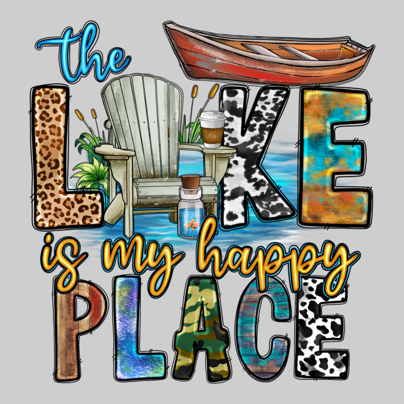 The Lakes My Happy Place Premium Tee by CowhideDigitalArt | Teevron
