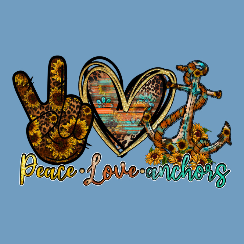 Peace Love Anchors Urban Heavy Tee by RacoonDesign | Teevron