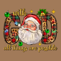 With God All Things Are Possible With Santa Claus Bbs Classic Tee | Teevron