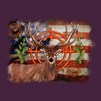 Deer Hunting Target American Flag  Background Classic Tee | Teevron