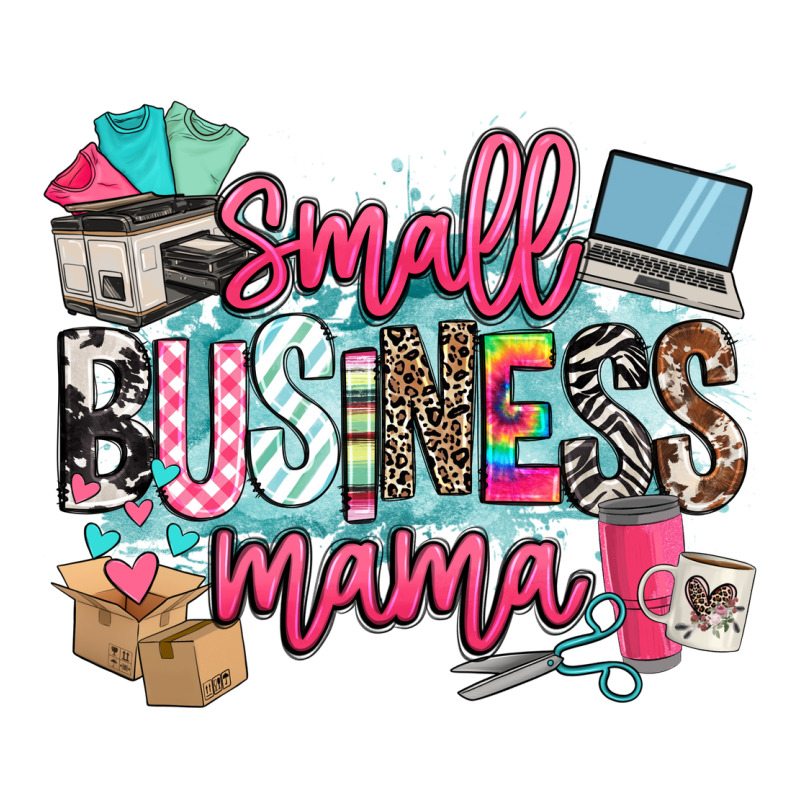 Small Business Mama Long Sleeve Tee by BarkalooDesign | Teevron