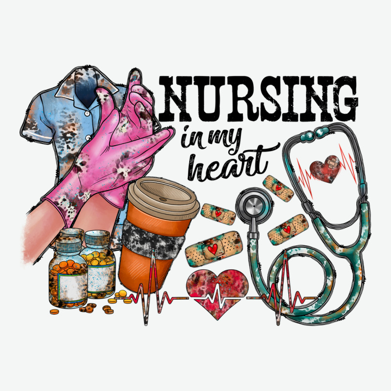 Nursing In My Heart Urban Heavy Tee by RacoonDesign | Teevron