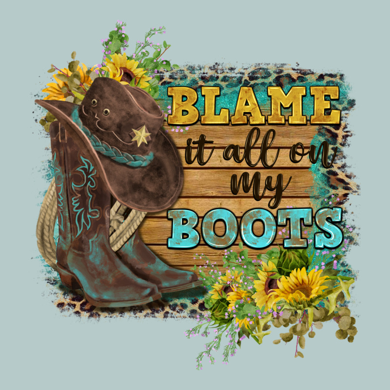 Blame It All On My Boots Heavy Core Tee by FaDigitalArtStudio | Teevron