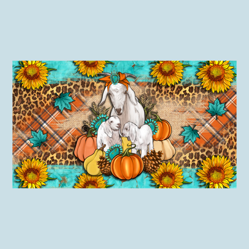 Goat Family Fall Pumpkins Ladies Tee by Artiststas | Teevron
