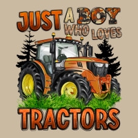 Just A Boy Who Loves Tractors Long Sleeve Tee | Teevron