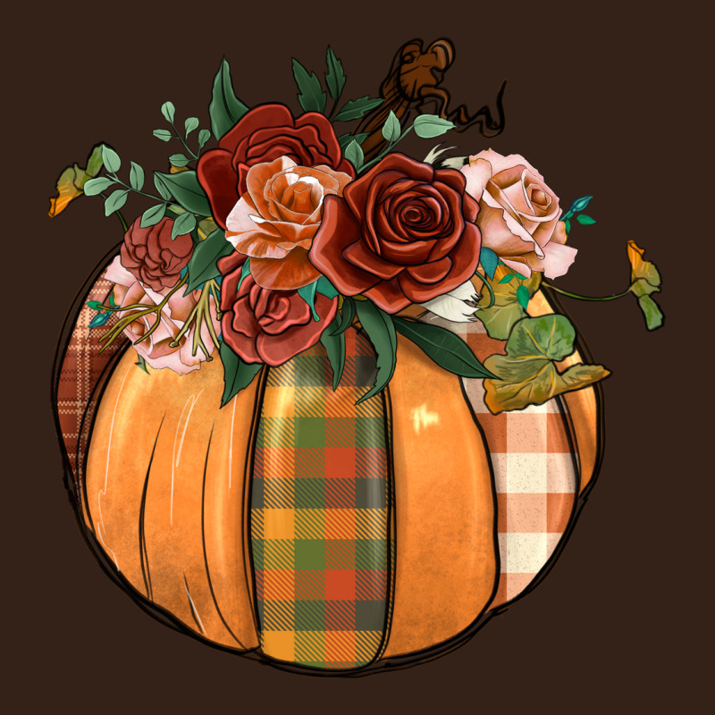 Floral Pumpkin Heavy Core Tee by BundleAndBundleShop | Teevron