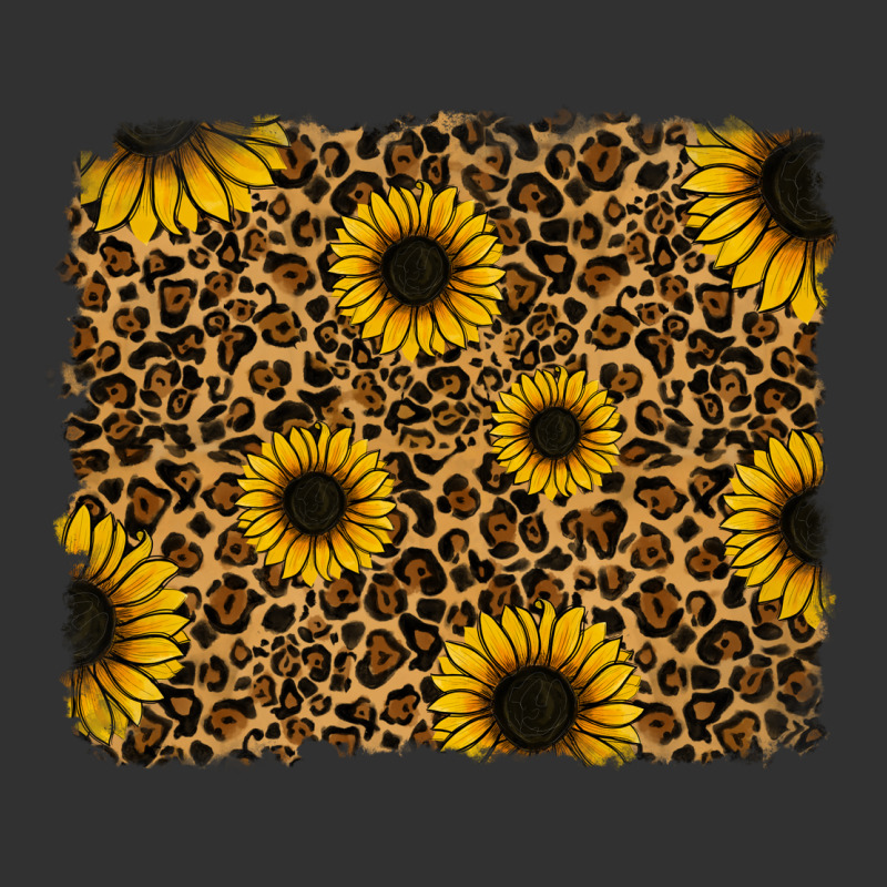 Leopard Sunflowers Background Urban Heavy Tee by RanaPortraitStore | Teevron