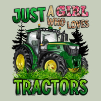 Just A Girl Who Loves Tractors Long Sleeve Tee | Teevron