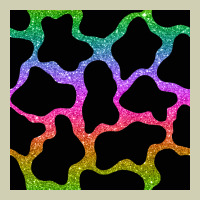 Cow Glitter Seamless Pattern Heavy Core Tee | Teevron