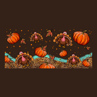 Turkey Thanksgiving Pumpkin Libbey Glass Heavy Core Tee | Teevron