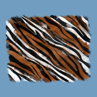 Tiger Zebra Background Urban Heavy Tee | Teevron
