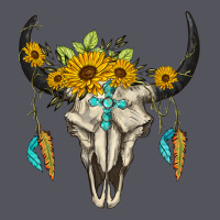 Bull Skull Western Vintage Hoodie | Teevron