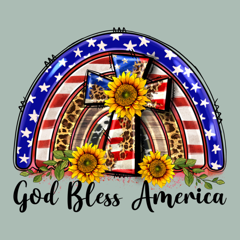God Bless America  Rainbow Classic Tee by BarkalooDesign | Teevron