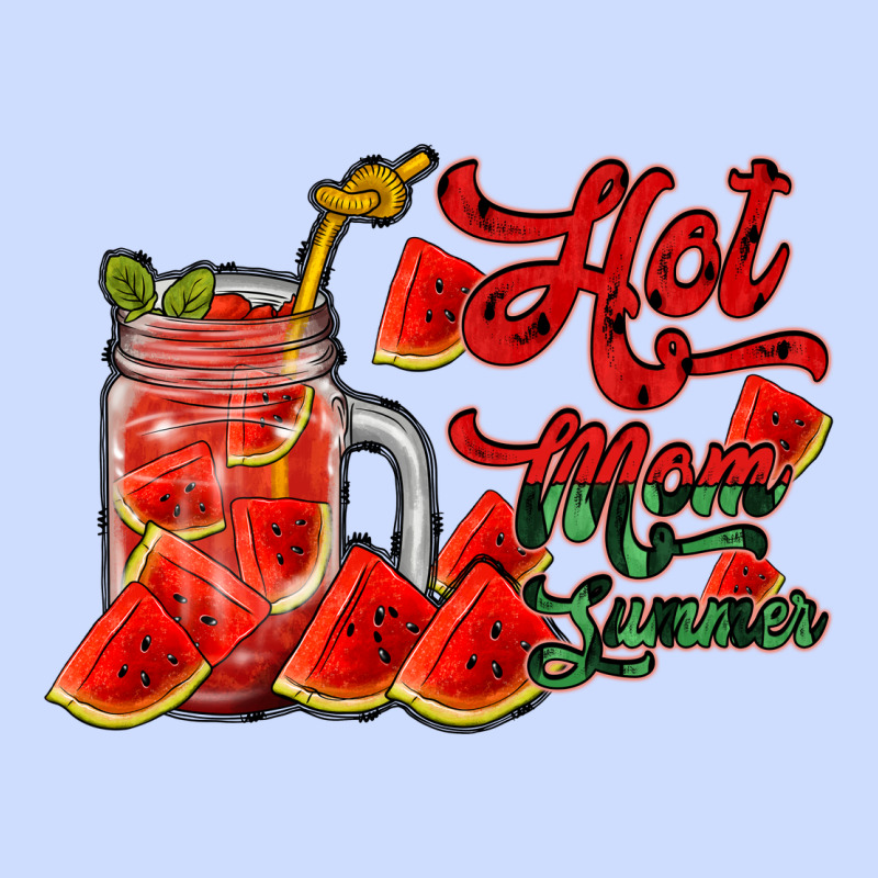 Hot Mom Summer Watermelon Urban Heavy Tee by RacoonDesign | Teevron