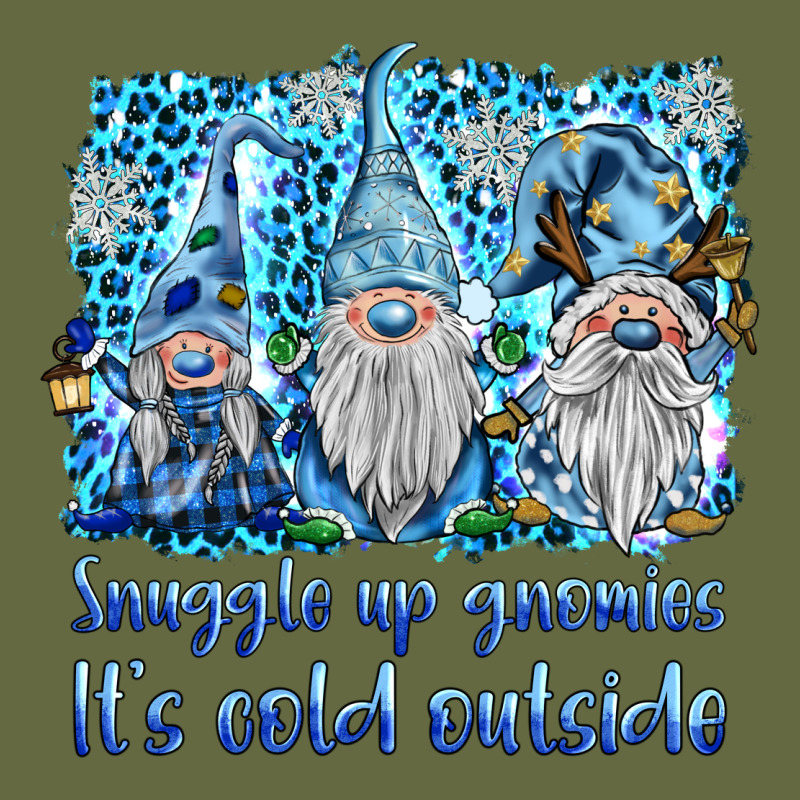 Snuggle Up Gnomies It's Coll Outside Long Sleeve Tee by BarkalooDesign | Teevron