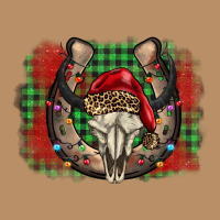 Christmas Horseshoe Bull Skull Vintage Hoodie | Teevron