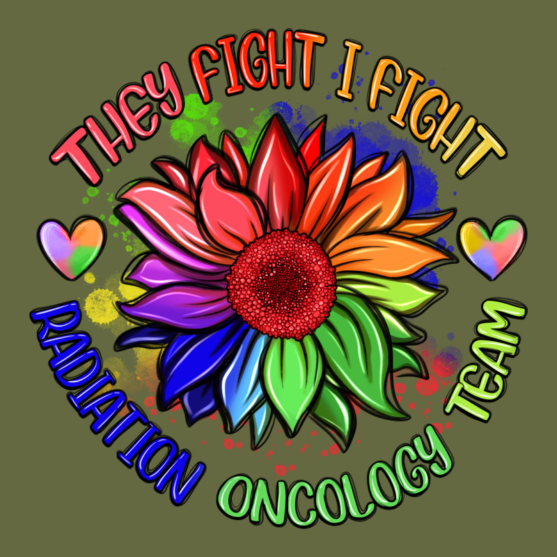 Oncology Team Sunflower Malia Long Sleeve Tee by BarkalooDesign | Teevron