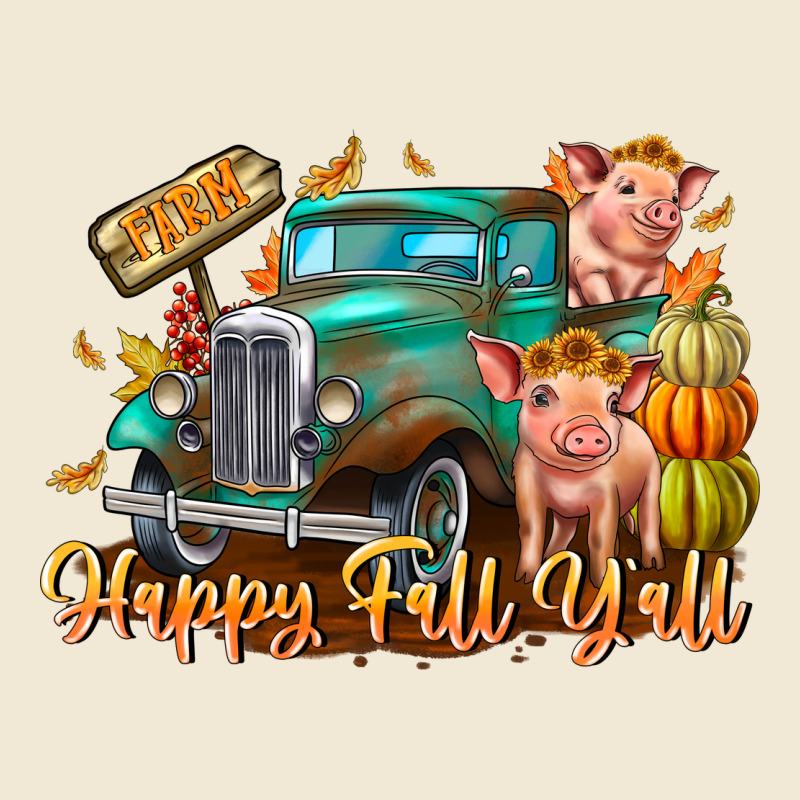 Farm Happy Fall Y'all Premium Tee by CowhideDigitalArt | Teevron