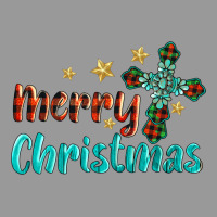 Merry Christmas Turquoise Gemstones Cross Vintage Hoodie | Teevron