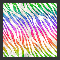 watercolor rainbow zebra seamless pattern | Teevron
